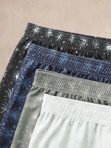 EverLounge Men's Snowflake Pattern Alro Pants (4pcs Set) - Multicolor - View 6