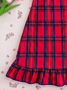 Dansine 3pcs Women's School Style COS Costume Set - Red - View 4