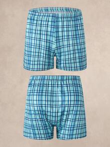 EverLounge Men's Plaid Alro Pants (2pcs Set) - Multicolor - View 3