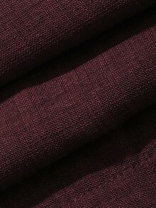 Dazy Tall Women's Solid Color Pleated Long Sleeve Top And Pants Casual Daily 2 Pieces Set - Burgundy - View 7