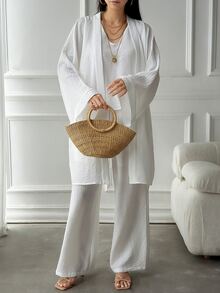 DAZY Women Two-Piece Outfits - White - View 5