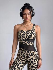 SHEIN Velisys Women Sports Jumpsuits - Multicolor - View 2