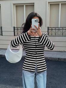Siren Gaze All-Season New Embroidered Long Sleeve Blouse For Women - Black - View 12