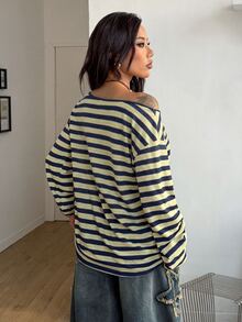 Coolane 女款春季哥德風 Grunge Y2K 愛神長袖T恤，X Rafael Machado - 彩色 - 查看 6