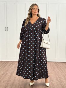 SHEIN CURVE+ 加大洋裝 - 彩色 - 查看 6