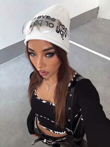SHEIN HypeZone 女款拼色休閒日常旅行運動長袖T恤 - 彩色 - 查看 4