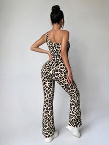 SHEIN Velisys Women Sports Jumpsuits - Multicolor - View 5