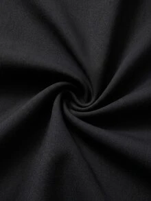 GlowEve CURVE Plus Size Women Solid Color Long Sleeve Blazer And Pants Elegant Suit Set - Black - View 6