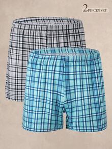 EverLounge Men's Plaid Alro Pants (2pcs Set) - Multicolor - View 1