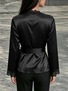 Pariaura Women Blouses & Shirts - Black - View 2