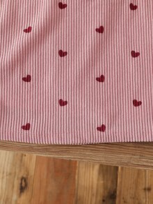 SHEIN Baby Girl Spring Autumn Cute Deer Embroidered Cami Dress Casual Outdoor - Pink - View 6