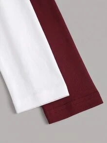 Sweetra Y2K 性感高領百褶長袖 T-shirt - 彩色 - 查看 3