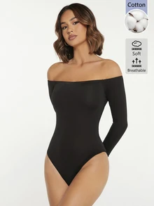 SHEIN BASICS 女士連體衣 - 黑色 - 查看 5
