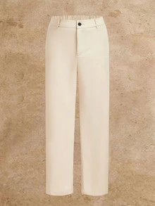 EASEVO Men's Plus Size Loose Woven Long Sleeve Suit Jacket And Pants Set - Apricot - View 12