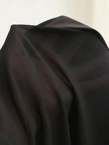 EMERY ROSE Women's Plus Size V-Neck Simple Elegant Blouse Suitable For Dating, Vacation, Party, Daily Wear, Gathering, Outdoor Activities - Black - View 5