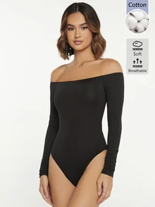 SHEIN BASICS 女士連體衣 - 黑色 - 查看 6
