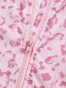 SHEIN Tween Girl NovaGlow 運動休閒日常針織素色開襟外套與喇叭褲套裝 - 彩色 - 查看 7