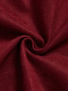 Elenzga Angola Red Autumn/Winter Women's High-Waisted Wide-Leg Suit Pants With Drape, Center Seam Design, Slimming Straight Leg Casual Trousers - Burgundy - View 4
