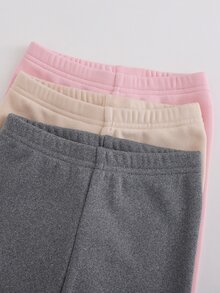 SHEIN 3PCS Baby Girls Bottoms - Multicolor - View 6
