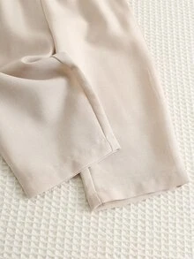 SHEIN 3件組男孩休閒校園風領結領長袖鈕扣襯衫、長袖背心、長褲套裝，適合生日派對、洗禮、晚宴、表演、婚禮、聖誕派對等場合 - 彩色 - 查看 6