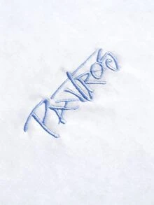 PAVTROS 男士字母刺繡雙層格紋連帽衛衣，柔軟舒適衛衣面料，冬季、秋冬/冬季、初秋衛衣單件，適合外出、街頭攝影、居家、旅行、度假、日常穿著等 - 白色 - 查看 5