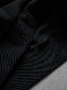 Manfinity EMRG Men's American Style Spider Embroidered Casual Versatile Fashion Double Hooded Sweatshirt - Black - View 5