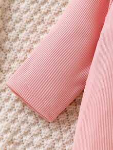 SHEIN 嬰兒新生女嬰與男嬰連身衣 梭織布料附貼花裝飾 - 彩色 - 查看 9