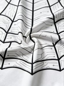 Gym Rark Men's Sports T-Shirt High Elastic Spider Web Pattern - Multicolor - View 4
