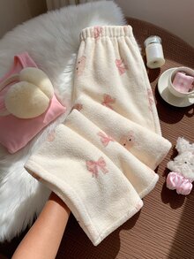 Comfortcana 冬季、秋季穿搭，女款秋冬長褲，派對之夜穿搭，可愛風，聖誕節，外出穿搭 - 彩色 - 查看 7