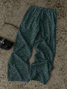Attitoon Women's Leopard Print Loose Sweatpants - Multicolor - View 2