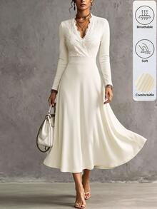 GlowEve Fall Clothes FOR WomenWomen Midi Dresses - Apricot - View 8