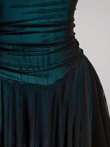 SHEIN ICON Women's Plus Size Spaghetti Strap Backless Dress - Teal Blue - View 9