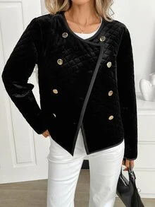 Elyressa Fall Clothes FOR WomenWomen Winter Coats - Black - View 4
