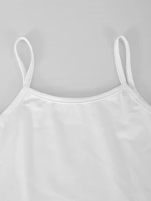 SHEIN 3件套女童套裝，甜酷韓系休閒風，適合校園出遊日常春/秋穿搭，粉色豹紋數位印花拼色拼接，蝴蝶結刺繡連帽外套＋細肩帶寬腿褲套裝 - 藍色 - 查看 5