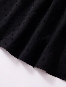 Rusticease Plus Size Vintage Jacquard Button Long Sleeve Shirt For Vacation - Black - View 7