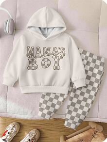 Infant Hooded Casual Comfortable Set - White - View 5
