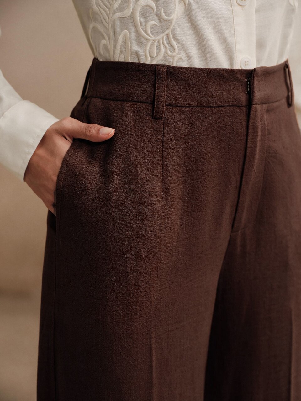Anewsta Essential Festival Outfits For Women Vacation Summer New Solid Color Suit Pants Modern Urban Loose Wide Leg Suit Pants Women Long Pants Valentine Day Beach Outfits