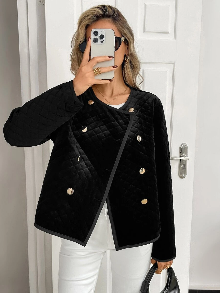 Elyressa Fall Clothes FOR WomenWomen Winter Coats - Black - View 1