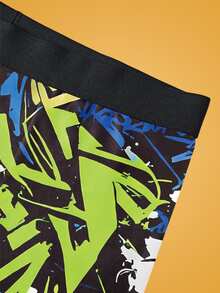 Notgurli 1/3/6pcs Men's Square Boxer Briefs Fashion Random Print - Multicolor - View 6