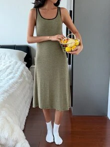 DAZY 2PCS Women Sleep Dresses - Multicolor - View 8