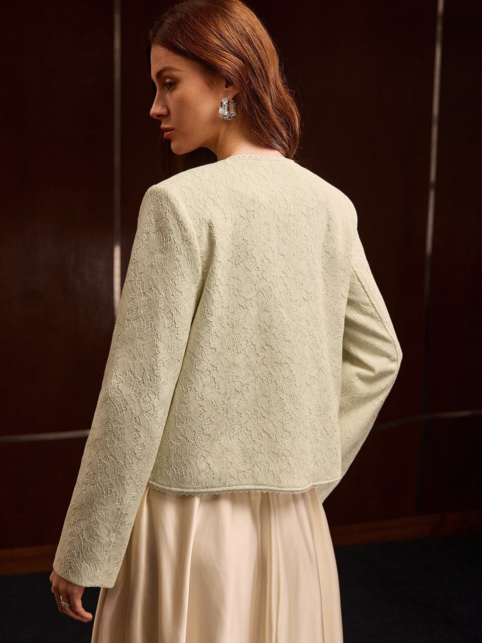 MOTF WOMEN'S SOLID COLOR CASUAL DAILY LONG SLEEVE JACKET