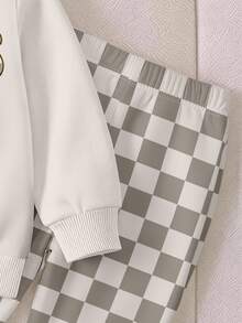 Infant Hooded Casual Comfortable Set - White - View 3