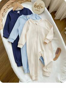 Bộ 3 bộ jumpsuit cho bé trai - Nhiều màu - Xem 1