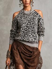 SHEIN Spring Break Outfitselegant Women's Blousescasual Blouses For Women - Grey - View 4