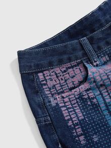 Sweetness Women's Autumn/Winter Y2K Loose Straight Leg Jeans - Multicolor - View 4