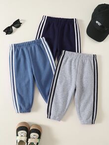 SHEIN Baby Boys Bottoms Pcs - Multicolor - View 3