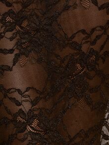 MUSERA Sheer Lace Fitted Low Rise Midi Skirt Sexy Evening Night Going Out Fall Winter Autumn Solitude - Black - View 6
