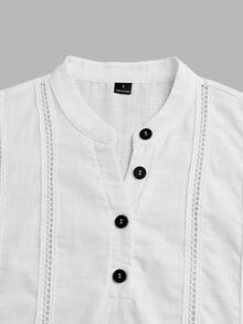 Omancia Women's New White Lace Blouse - White - View 4