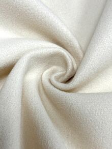 Yalmera Jaket Wol Campuran dengan Trim Bulu Warna Kontras Gaya Cina Terbaru 2026 dan Desain Kancing Katak - Aprikot - View 8