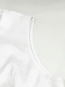 Zayélia Fall Clothes FOR WomenWomen Tank Tops & Camis - White - View 4